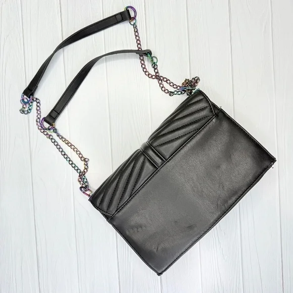 INC Black Quilted Convertible Bag – Vegan Leather - Picture 5 of 8